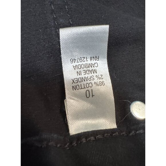 Blue Mountain Womens Black Utility Jeans Size 10 - Picture 4 of 9